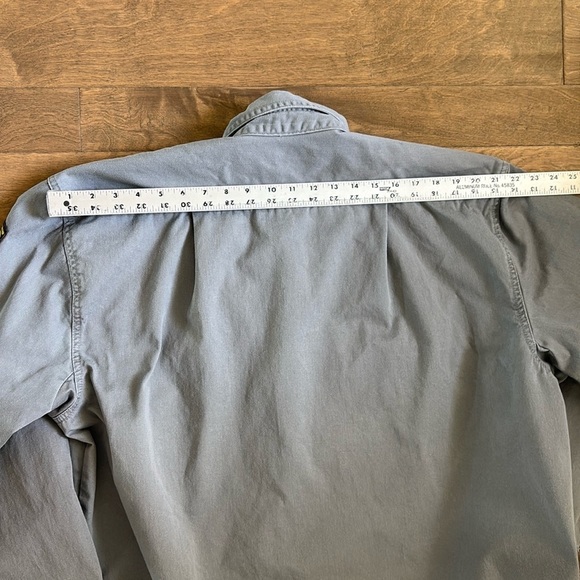 Black Stallion Fire Resistant Long Sleeve Button Down Work Shirt Gray Mens 2XL - Picture 8 of 10